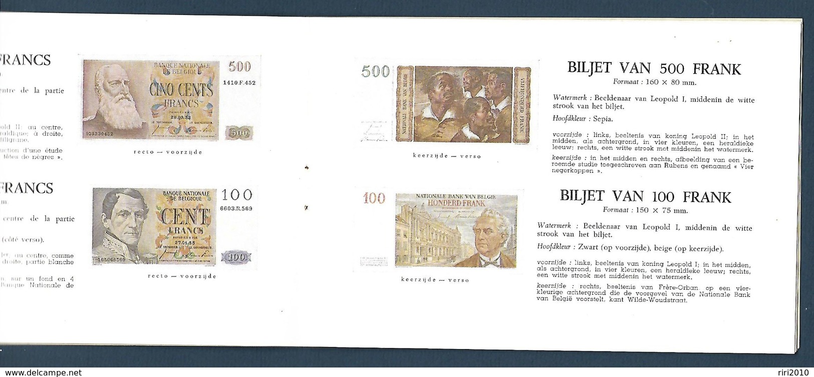 BNB - NBB - Billets Et Monnaies Belges En Circulation Au 1er Janvier 1958 - Livres & Logiciels