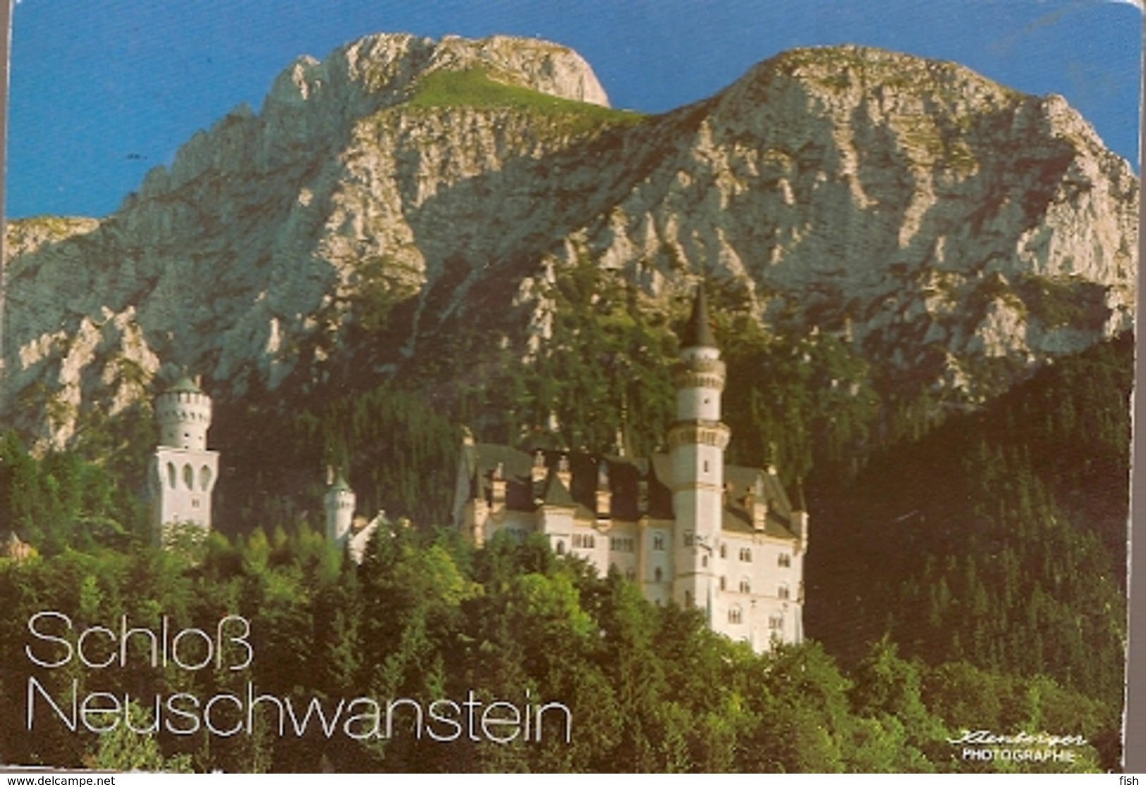 Germany & Circulated, Konigsschloss Neuschwanstein, Erbaut 1869-1886, Schwangau To Warstein 1 - Zwiesel