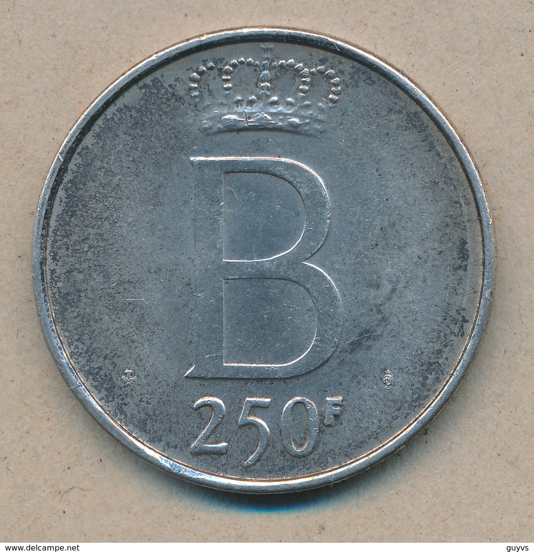 België/Belgique 250 Fr Boudewijn 1976 Vl Morin 781 (120330) - 500 Francs