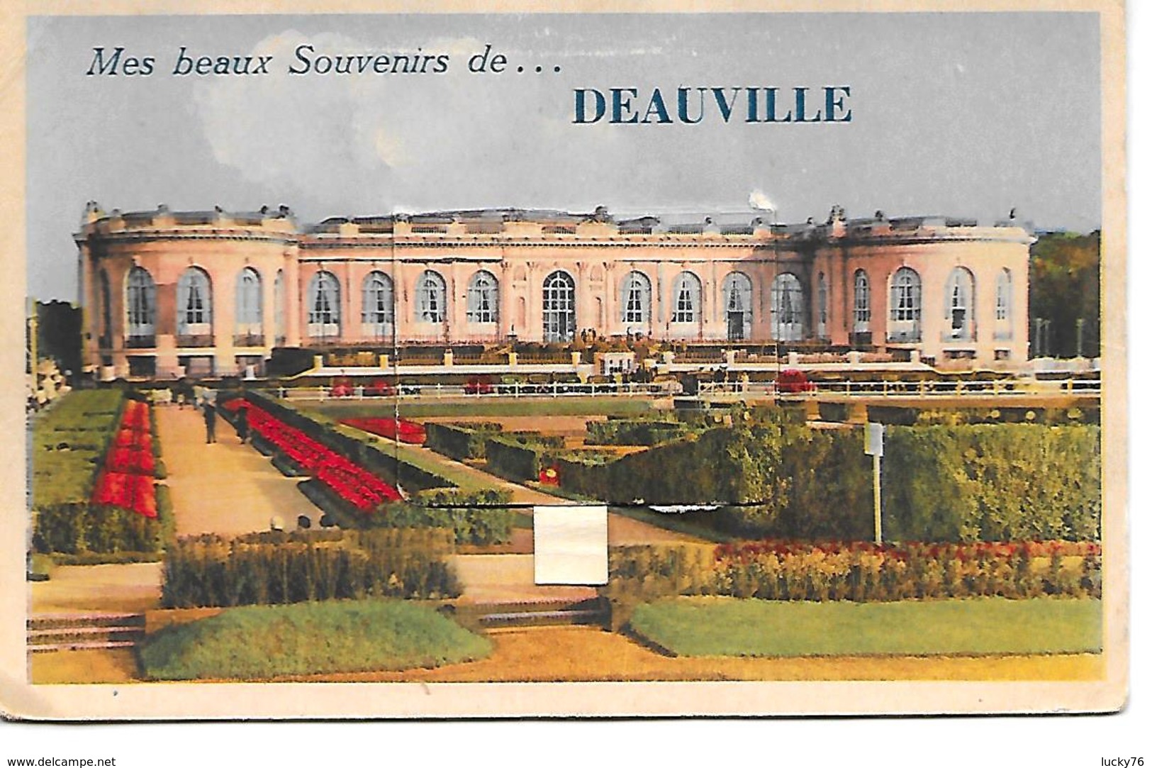 Carte A Systeme Mes Beaux Souvenirs De Deauville 10 Vues - Deauville