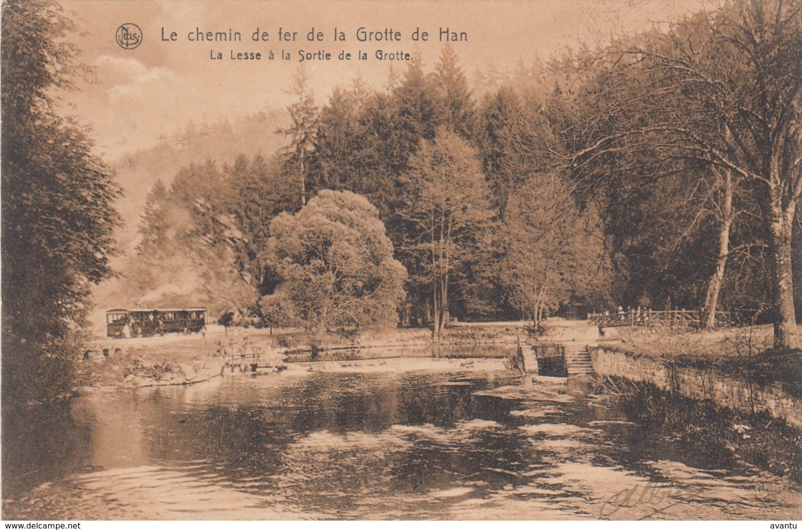 ROCHEFORT / CHEMIN DE FER DE LA GROTTE DE HAN / TRAM / TRAMWAYS  1907 - Rochefort