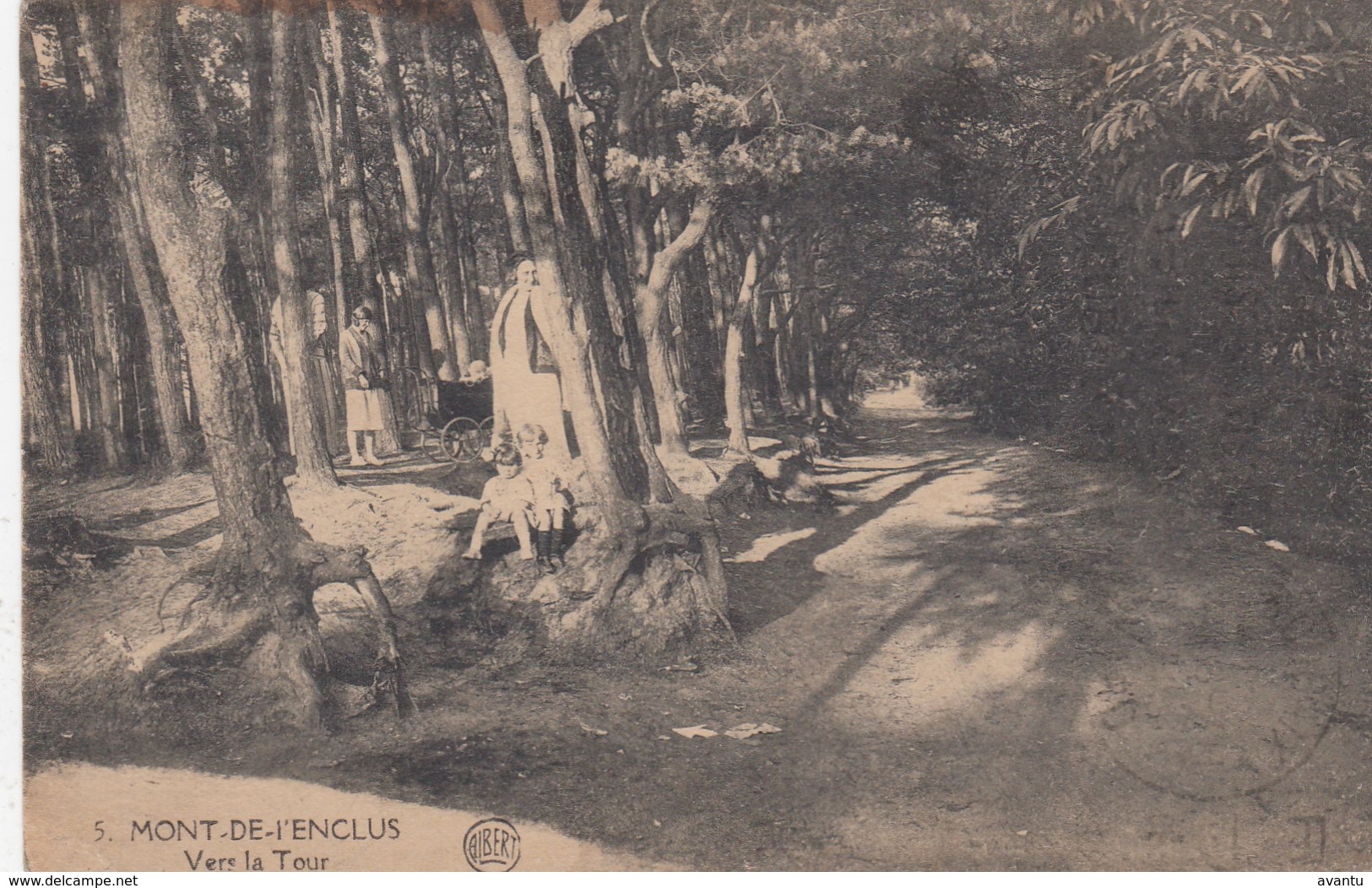 KLUISBERGEN / NAAR DE TOREN / VERS LA TOUR  1926 - Kluisbergen