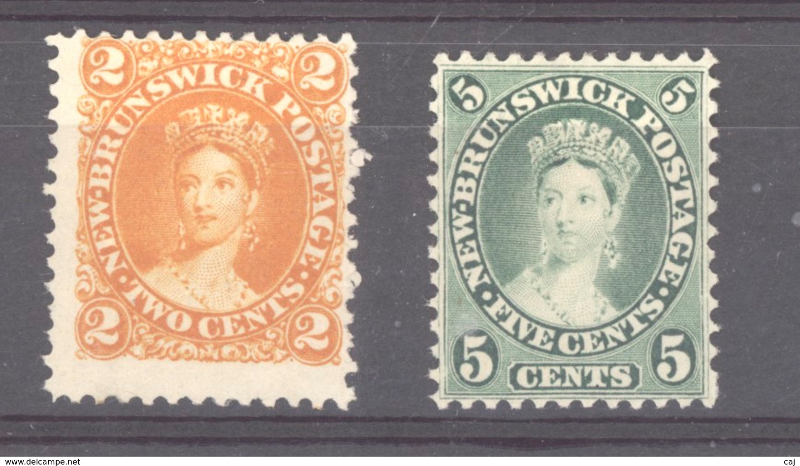 Canada  -   Nouveau Brunswick :  Yv  5-6  (*) - Unused Stamps