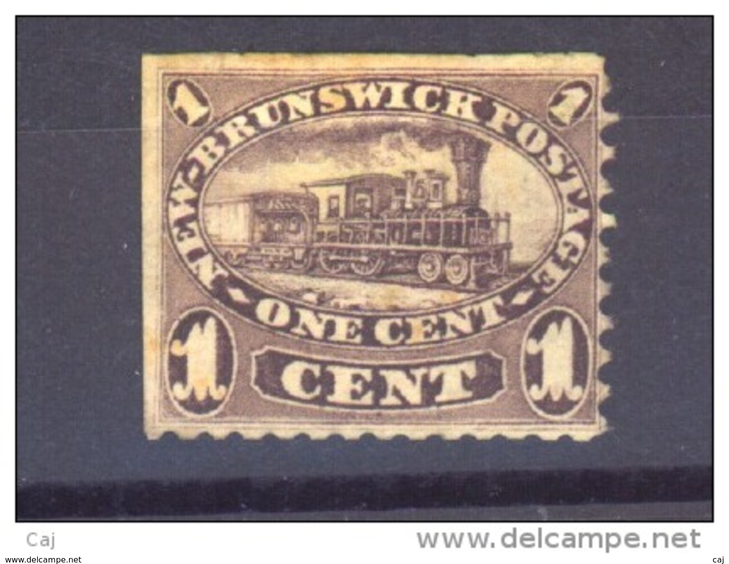 03113  -  Nouveau Brunswick  : Yv  4  (*)   Violet Brun - Unused Stamps