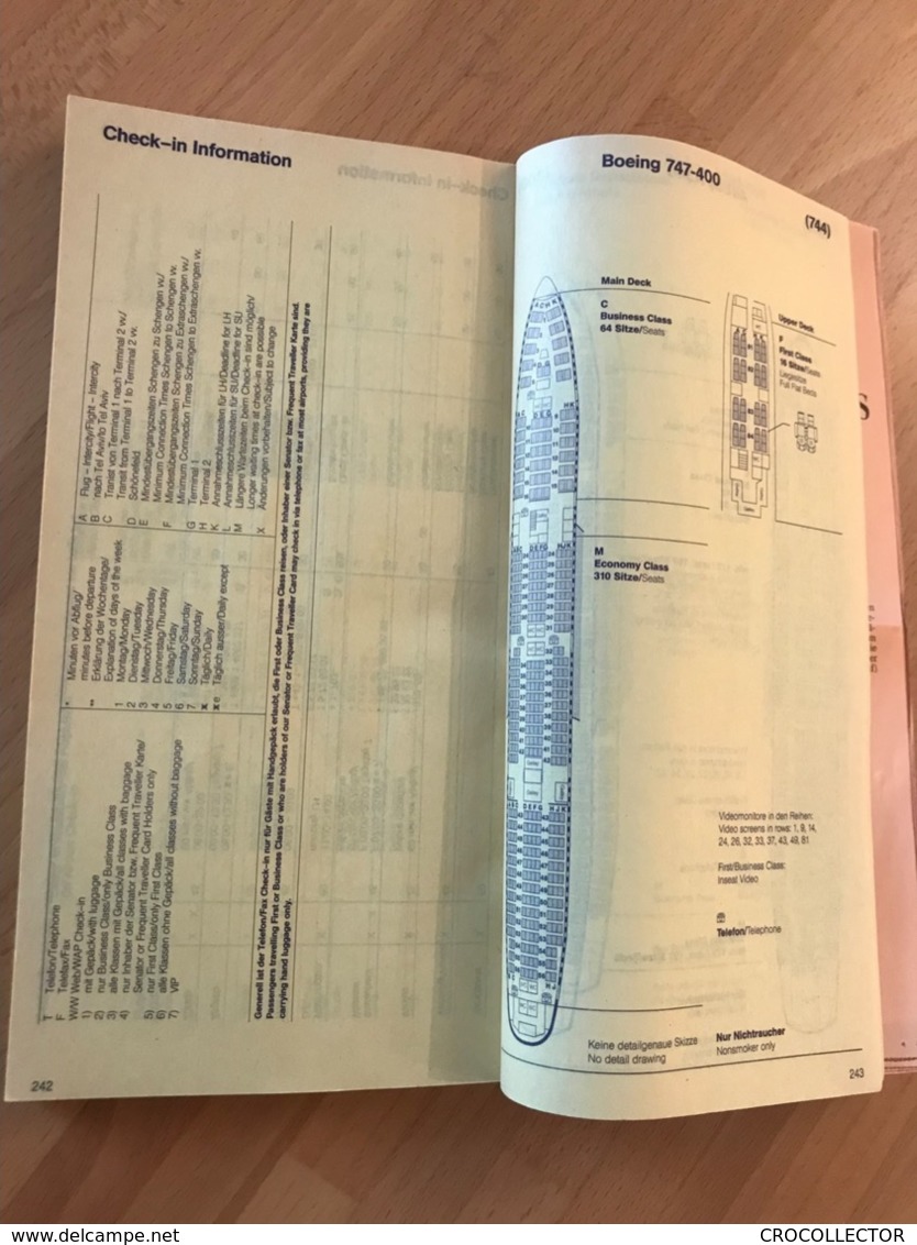 LUFTHANSA Flugplan Timetable 30 Mar 03  _  30 Jun 03 - Timetables