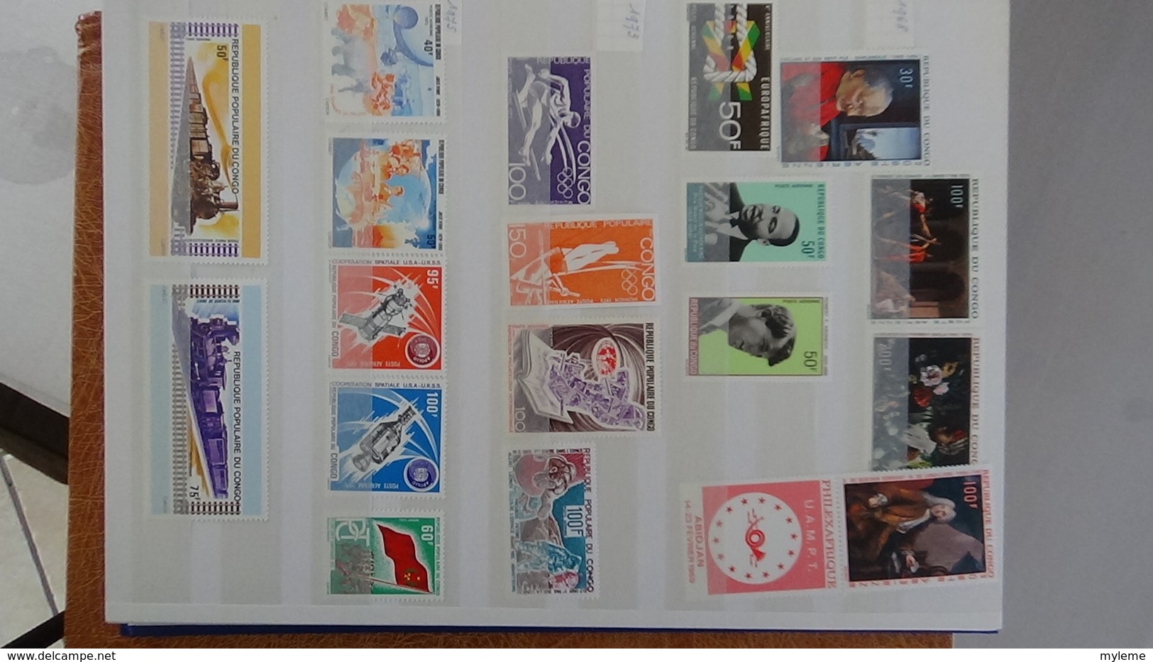 D13 Dispersion d'une très grosse collection de timbres et blocs ** d'Afrique dont Congo et Côte d'Ivoire. Voir commentai