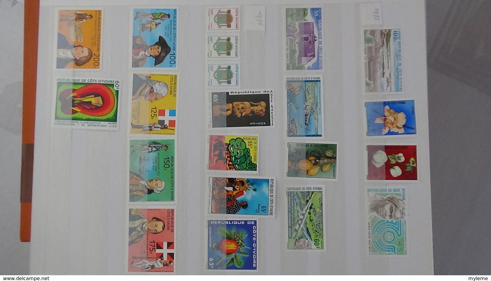 D13 Dispersion d'une très grosse collection de timbres et blocs ** d'Afrique dont Congo et Côte d'Ivoire. Voir commentai