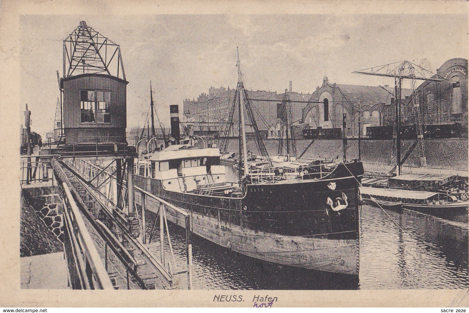 ALLEMAGNE-NEUSS-1921-hafen - Neuss