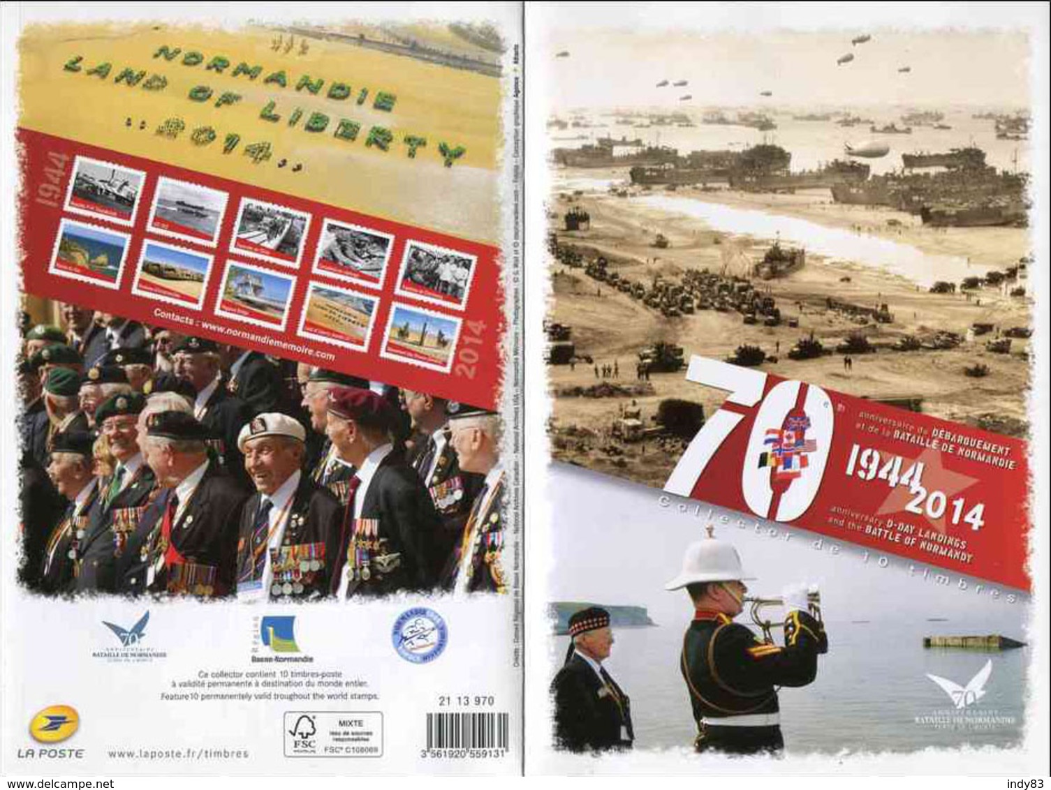 France-Collector MTAM 226 -2013-"Célébration Du 80ème Anniv. Du Débarquement En Normandie" - Collectors