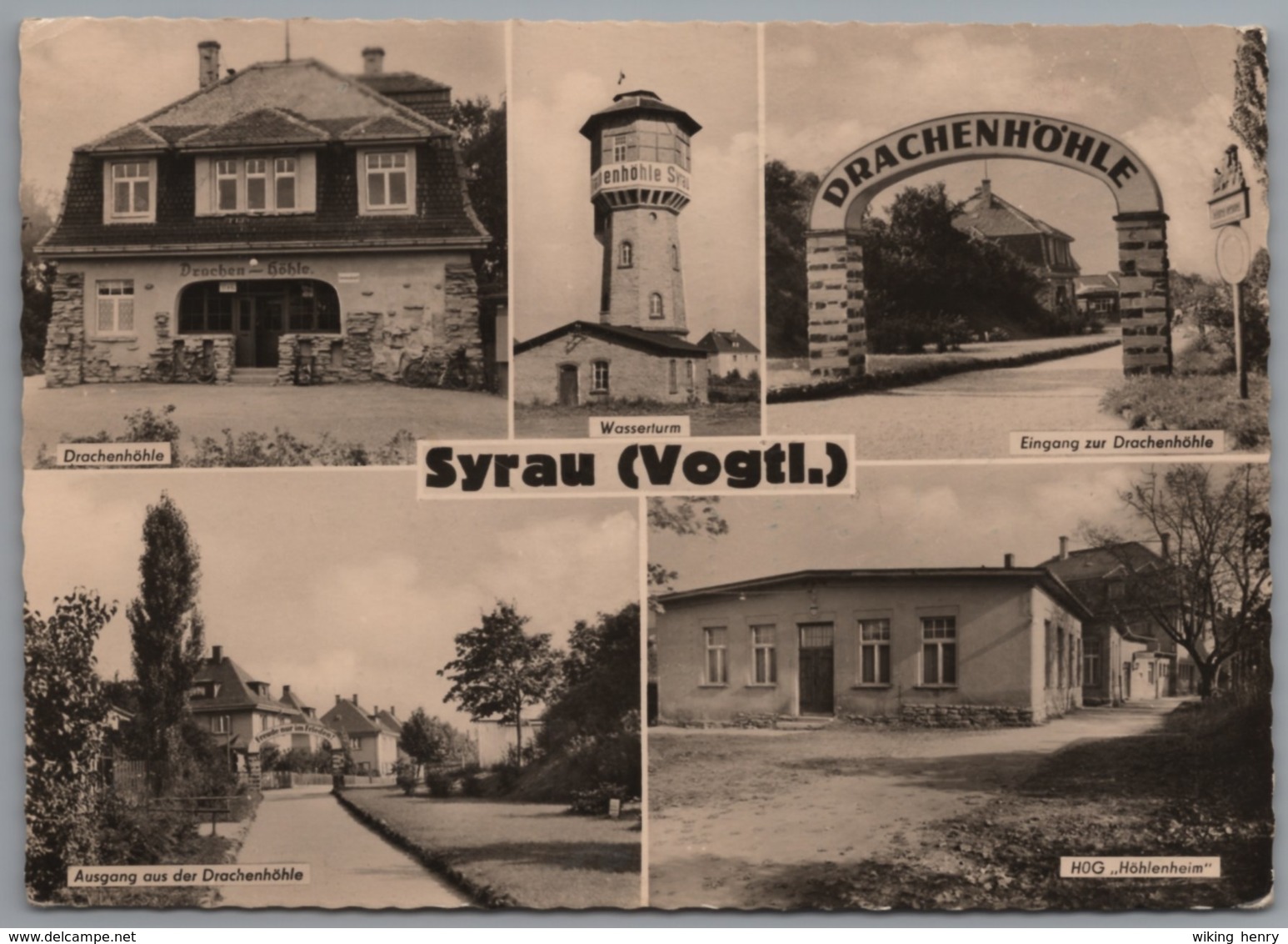 Rosenbach Syrau - S/w Mehrbildkarte 1 - Syrau (Vogtland)