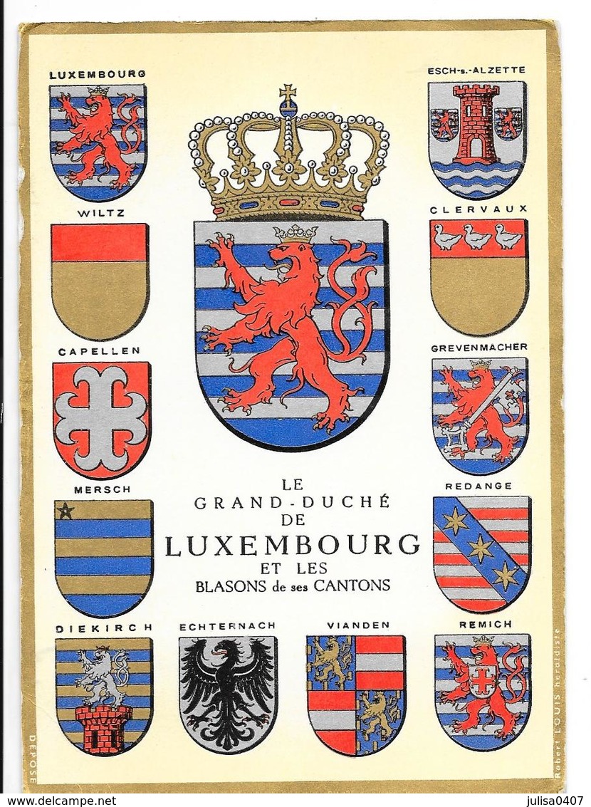 Blasons Des Cantons (Luxembourg) - Sonstige & Ohne Zuordnung