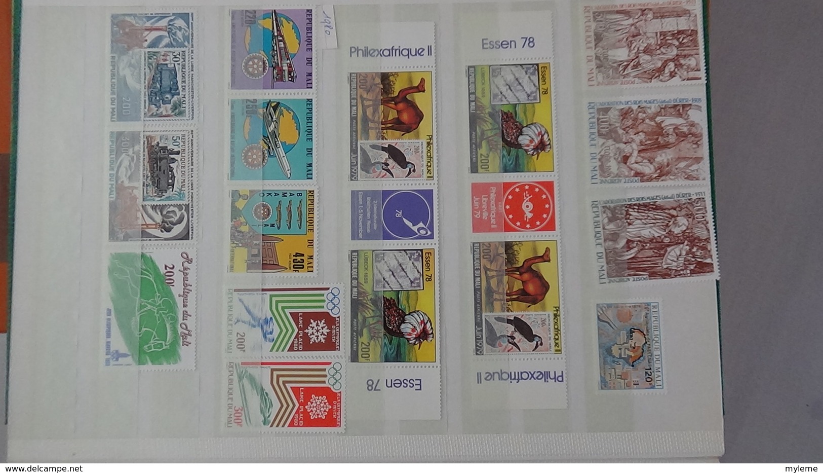 D17 Dispersion D'une Très Grosse Collection De Timbres Et Blocs ** Dont Mali,Maroc, Mauritanie. Voir Commentair - Collections (en Albums)