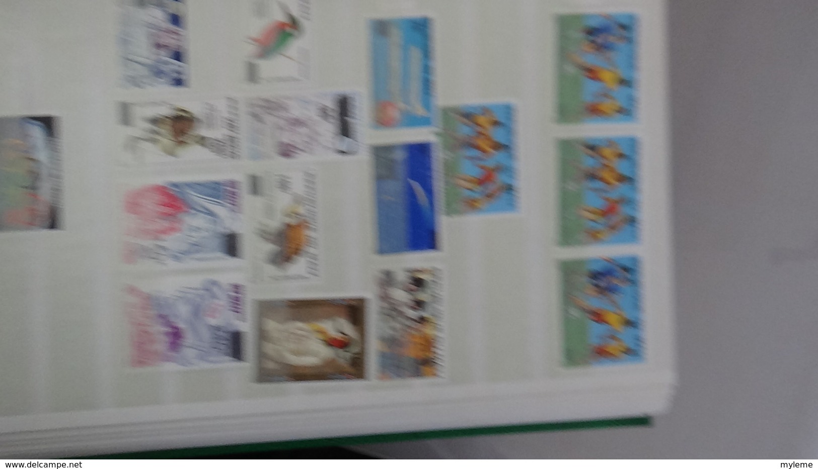 D17 Dispersion d'une très grosse collection de timbres et blocs ** dont Mali,Maroc, Mauritanie. Voir commentair