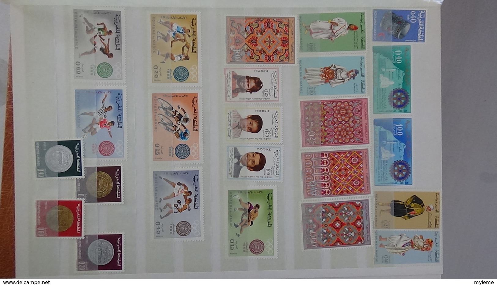 D17 Dispersion d'une très grosse collection de timbres et blocs ** dont Mali,Maroc, Mauritanie. Voir commentair