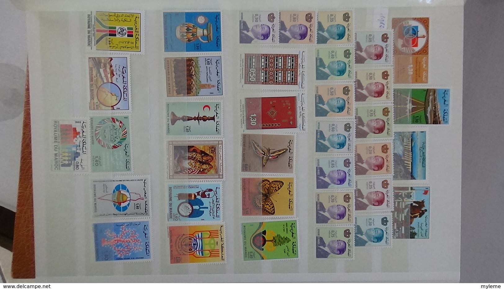 D17 Dispersion d'une très grosse collection de timbres et blocs ** dont Mali,Maroc, Mauritanie. Voir commentair