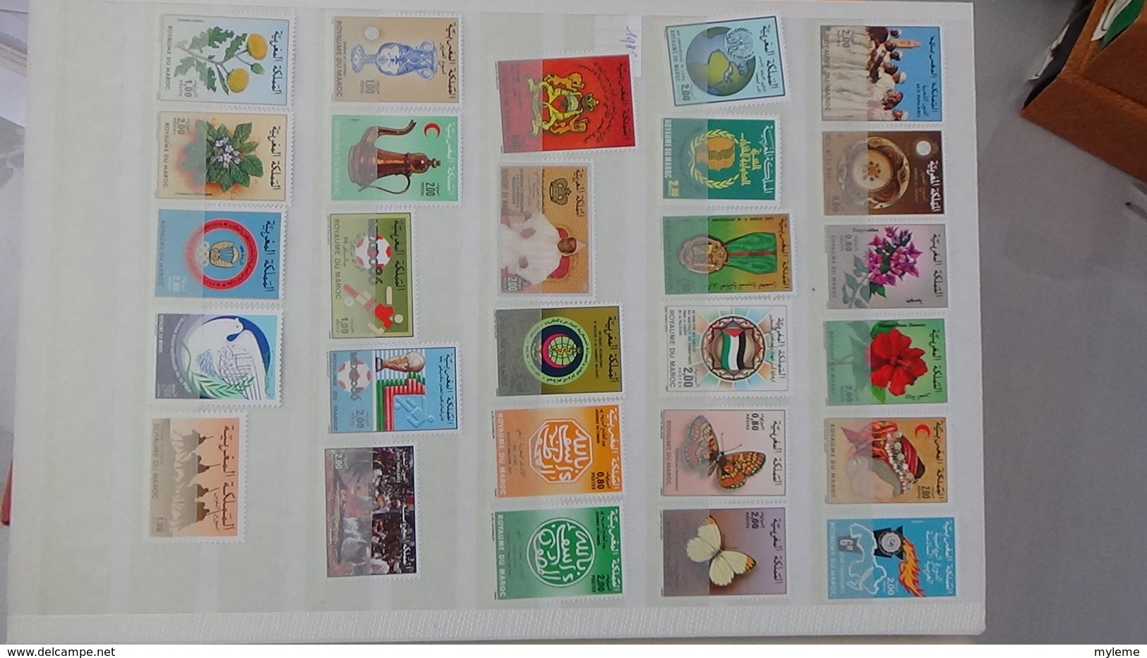 D17 Dispersion d'une très grosse collection de timbres et blocs ** dont Mali,Maroc, Mauritanie. Voir commentair