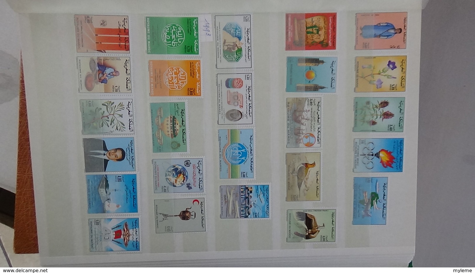 D17 Dispersion d'une très grosse collection de timbres et blocs ** dont Mali,Maroc, Mauritanie. Voir commentair