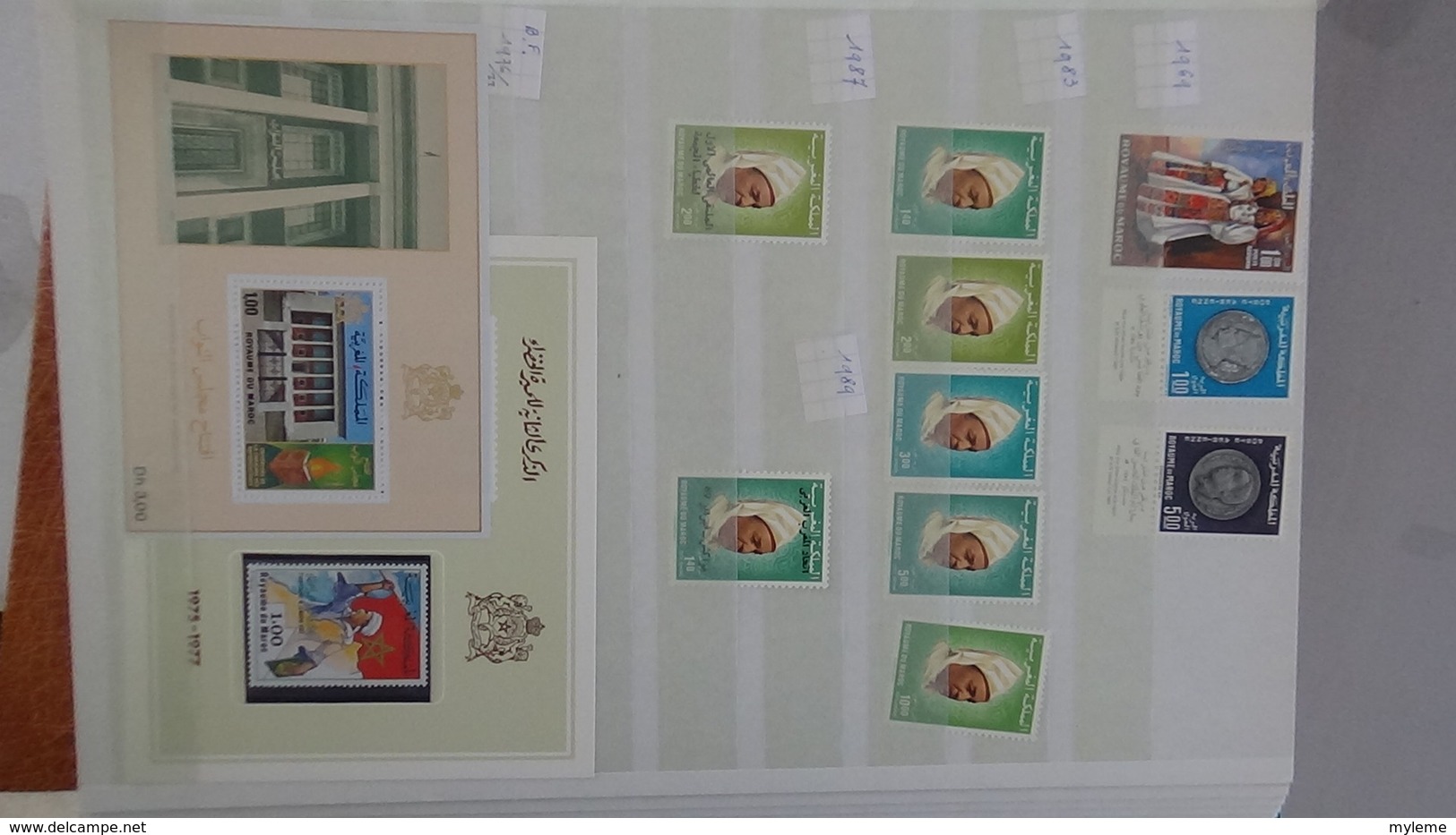 D17 Dispersion d'une très grosse collection de timbres et blocs ** dont Mali,Maroc, Mauritanie. Voir commentair