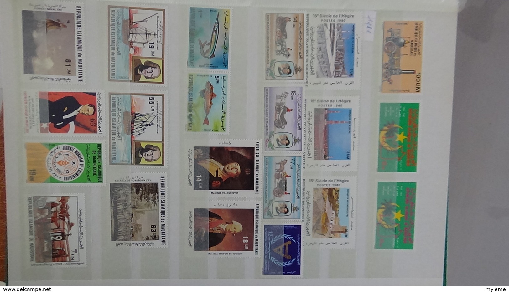 D17 Dispersion d'une très grosse collection de timbres et blocs ** dont Mali,Maroc, Mauritanie. Voir commentair