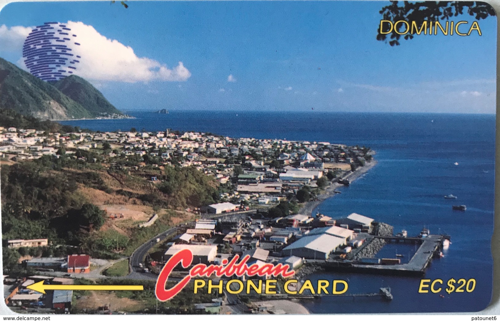 DOMINIQUE  -  Phonecard  -  Cable § Wireless  - Port  -  EC $ 20 - Dominica