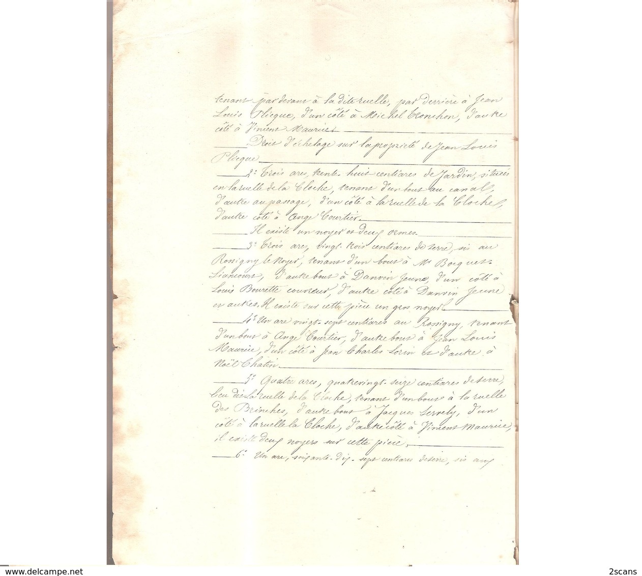 77 VILLENOY - 1863 - Adjudication Par M. Étienne CARON - (familles BOURETTE, MAURICE, GAILLET, CHATIN, LEFRANC) - Meaux - Villenoy