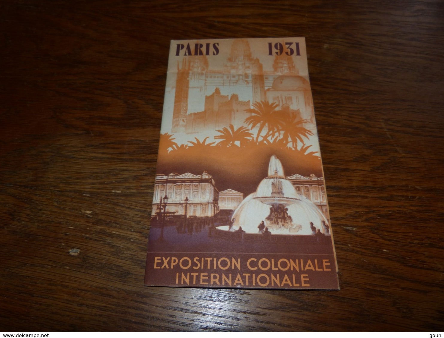 Dépliant Paris 1931 Exposition Coloniale Internationale Avec Plan - Programme