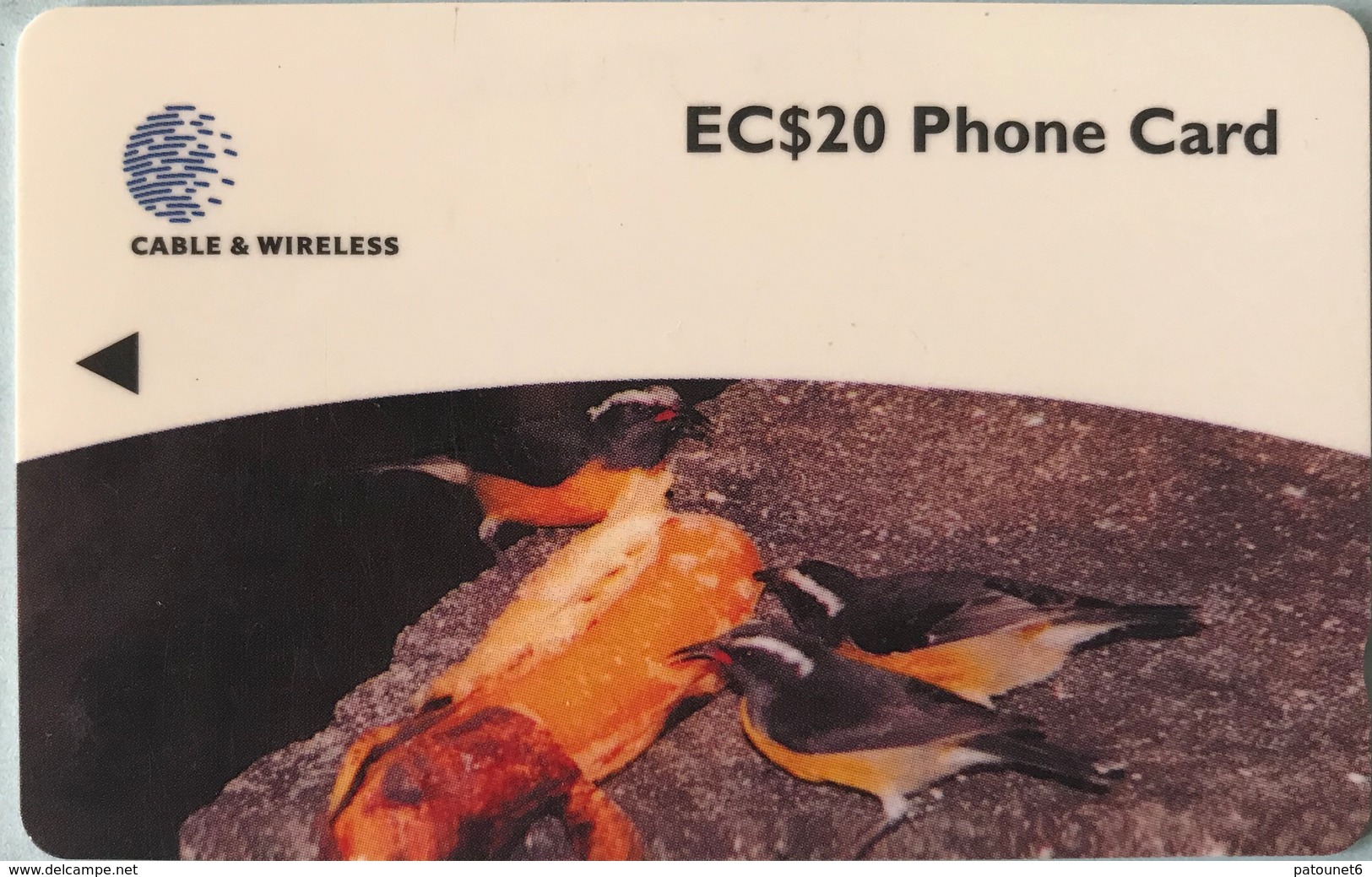 DOMINIQUE  -  Phonecard  -  Cable § Wireless  - Bananaquit  -  EC $ 20 - Dominique