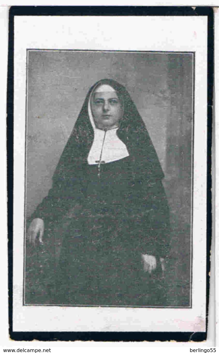 Dp. Moeder Benedicta. Elen Maria. ° Antwerpen 1869 † Sint-Nikolaas (Waas) 1915  (2 Scan's) - Religion & Esotérisme