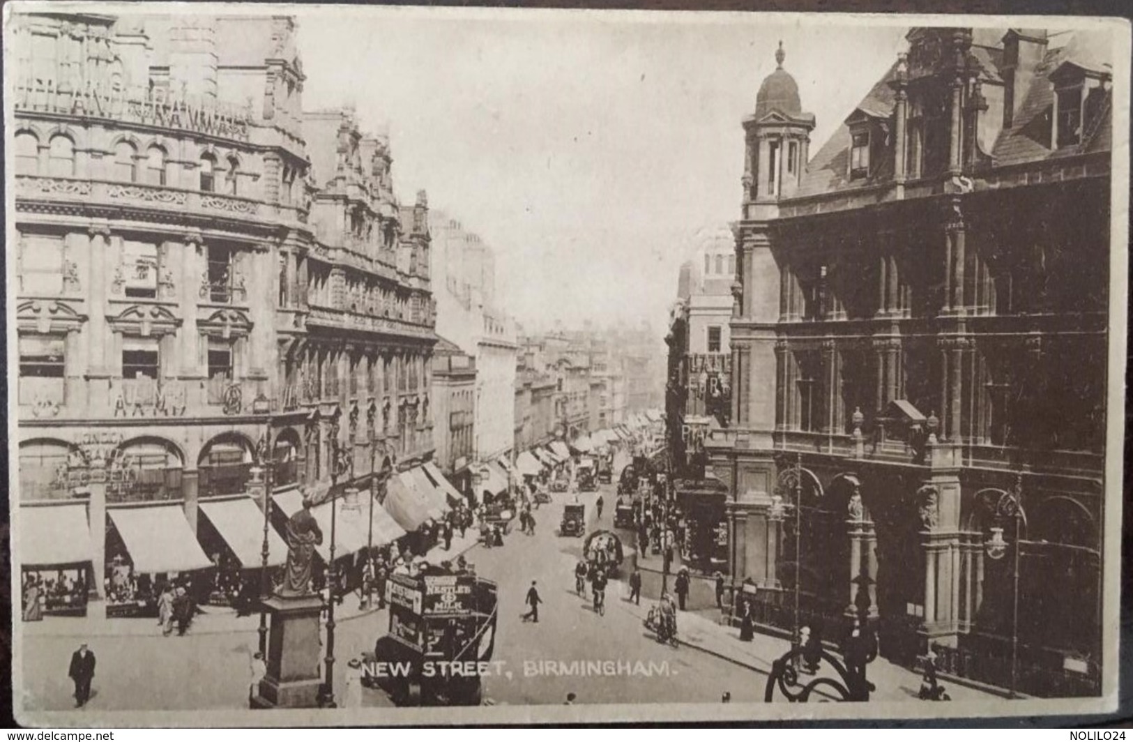 CPA, NEW STREET, Birmingham, écrite, éd ETW Dennis & Sons, ANGLETERRE, Animée,postcard With Animation - Birmingham