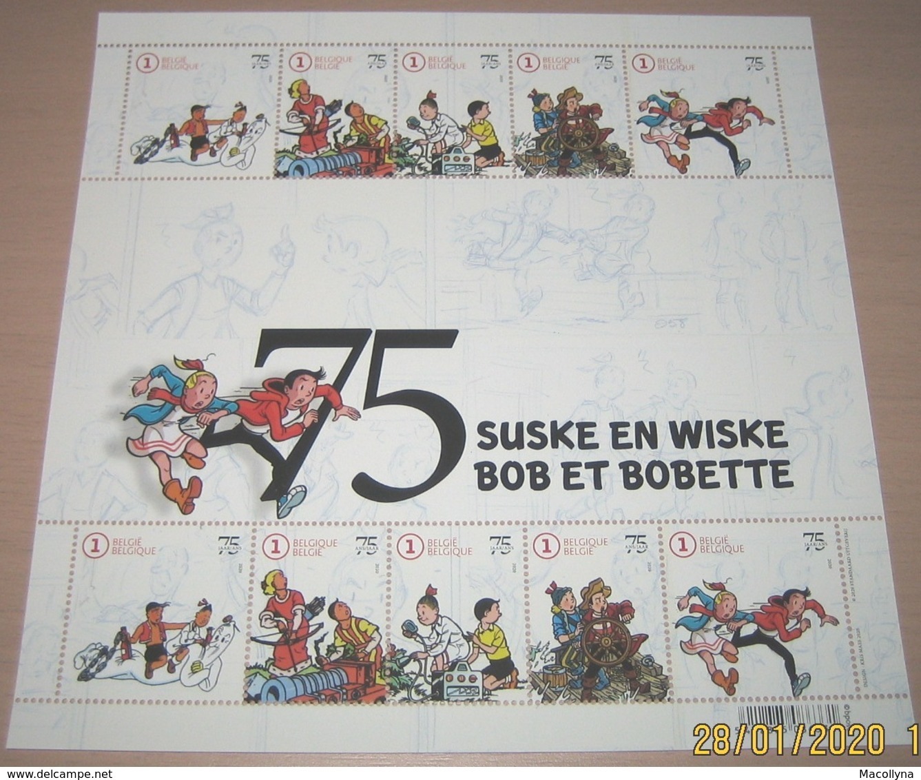 Belg. 2020 - 75 Jaar Suske En Wiske - Bob Et Bobette - Unused Stamps