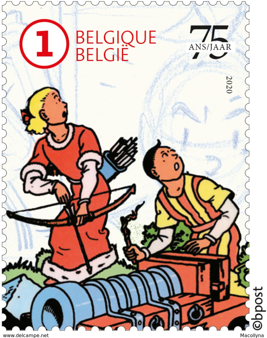 Belg. 2020 - 75 Jaar Suske En Wiske - Bob Et Bobette - Unused Stamps