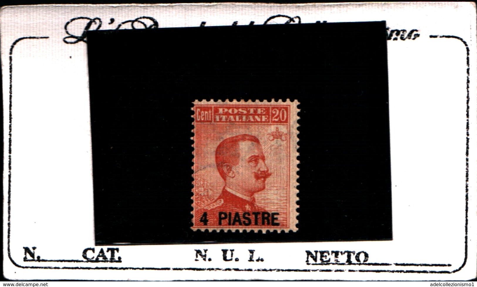 93649) ITALIA-4 Pi. Su 20 C.Emissioni Ordinarie Soprastampate In Moneta Turca - Novembre 1921- MLH*-firmato - Ohne Zuordnung