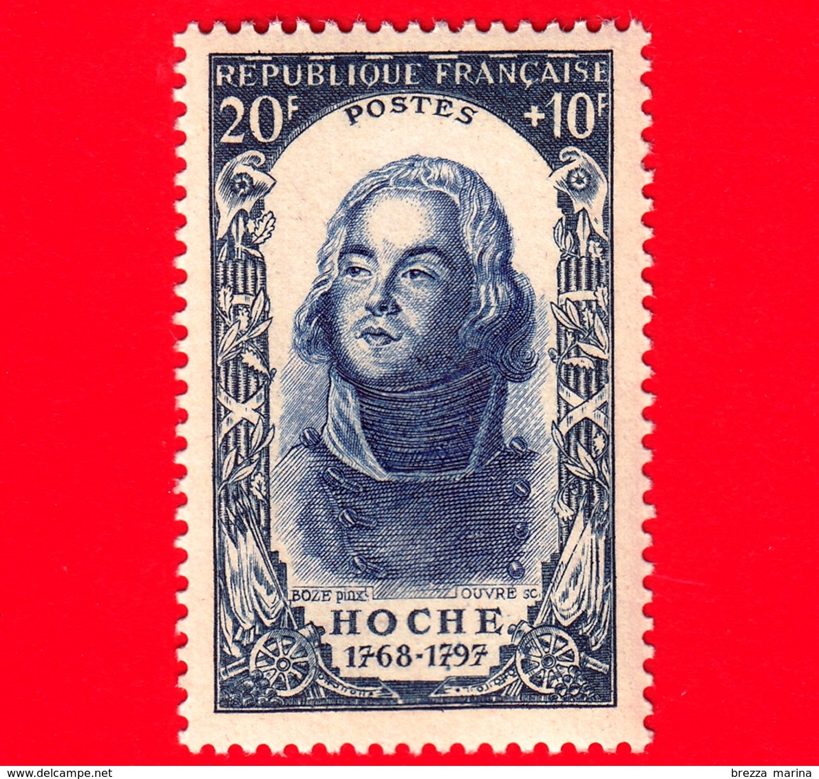 Nuovo - MNH - FRANCIA - 1950 - Rivoluzione Del 1789 - Lazare Hoche (1768-1797) - 20+10 - Nuovi