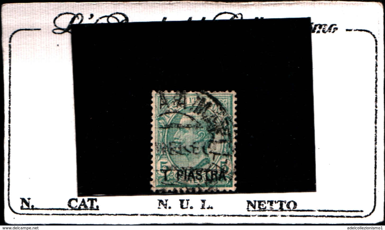 93653) ITALIA- 1 Pi. Su 5 C.Emissioni Ordinarie Soprastampate In Moneta Turca - 1921-USATO - Ohne Zuordnung