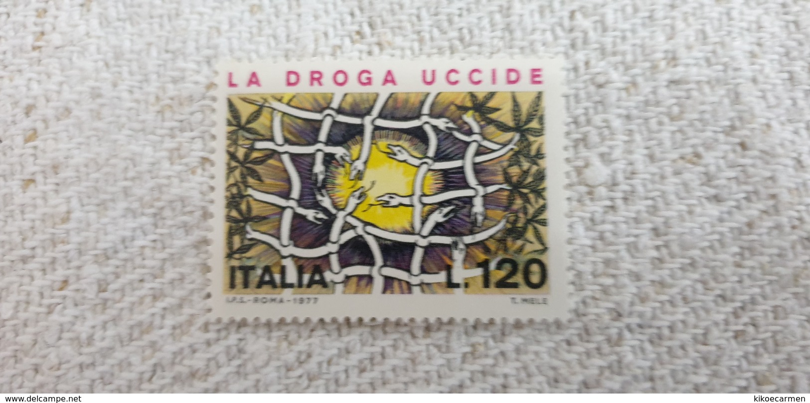 Drug 1977 Italia Italy  Mnh New ** La Droga Uccide Nuovo - Droga