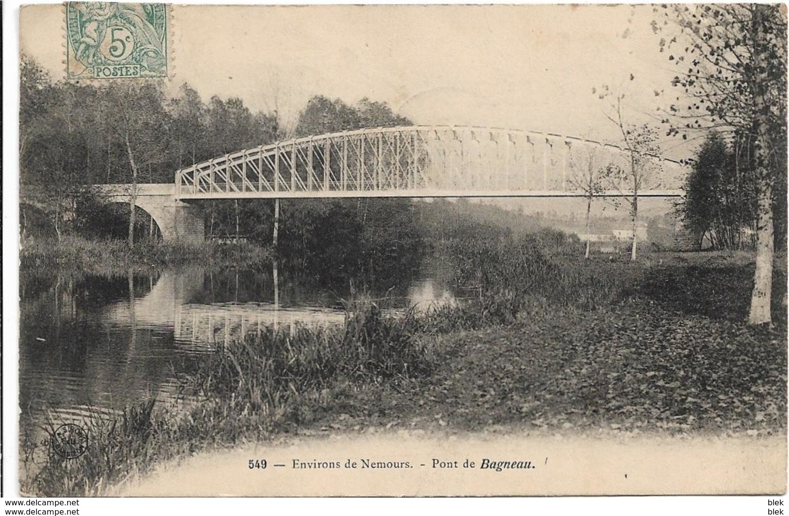 77 . Seine Et Marne . Bagneaux : Le Pont . - Bagneaux Sur Loing