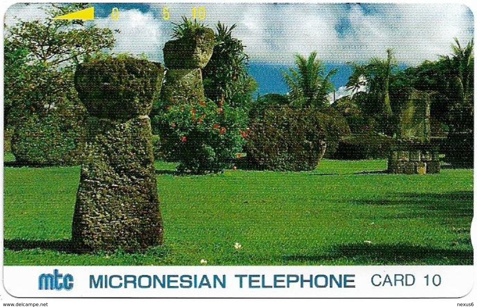 Northern Marianas - MTC (Tamura) - Tinian Latte Stones, 10Units, 1991, 25.000ex, Mint - Mariannes