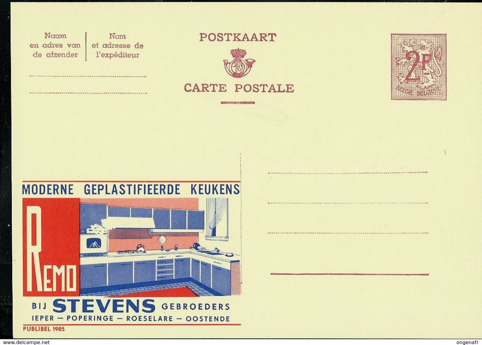 Publibel Neuve N° 1985  ( Meubles - Cuisine Moderne : STEVENS ) - Publibels