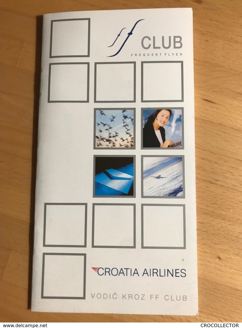 CROATIA AIRLINES FREQUENT FLYER CLUB VODIČ KROZ FF CLUB - Manuali