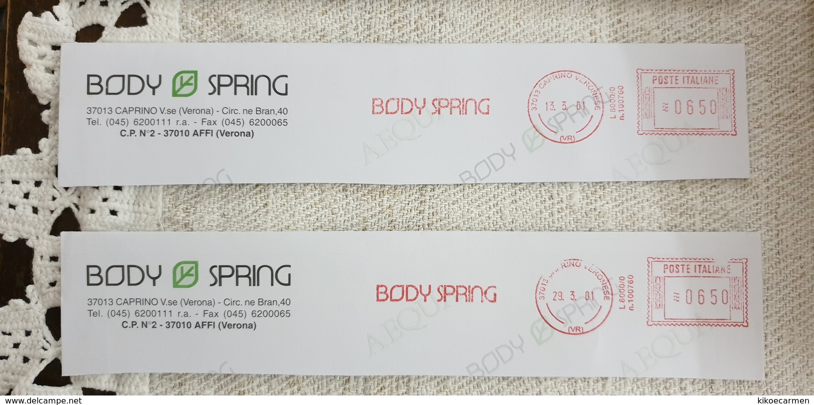 BODY SPRING Well-being FARMACEUTICI Wellness Health Farmacia Drug Pharmacy Pharmacie Italia Am Rossa Meter Ema - Fabbriche E Imprese