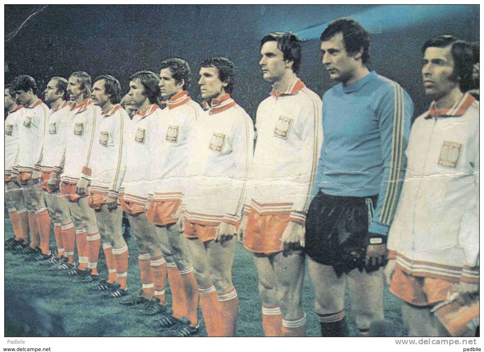 Carte Postale Sport Coupe Du Monde De Football1978  L'équipe De Pologne Très Beau Plan - Polen