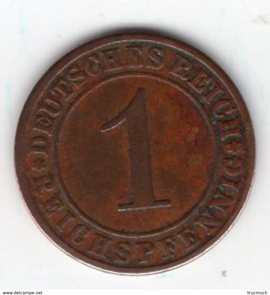 105 - Weimarer Republik - 1 Rentenpfennig - 1927 - E - 1 Rentenpfennig & 1 Reichspfennig