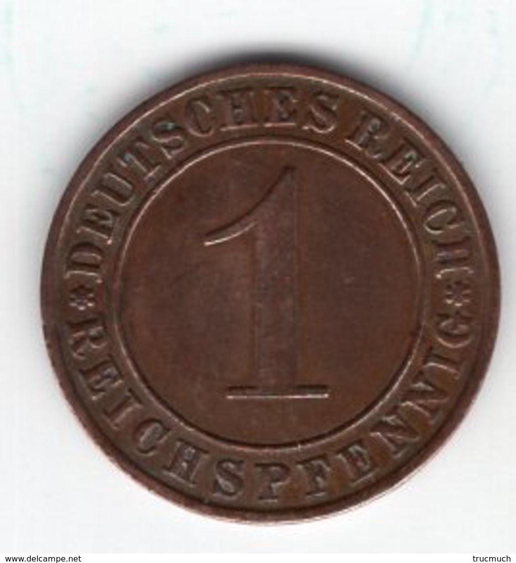 106 - Weimarer Republik - 1 Rentenpfennig - 1929 - A - 1 Rentenpfennig & 1 Reichspfennig