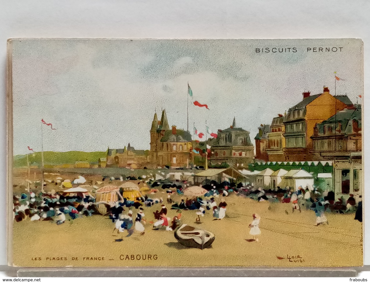 LOIR LUIGI - LES PLAGES DE FRANCE - CABOURG - BISCUITS PERNOT - PECAUD PARIS - Loir