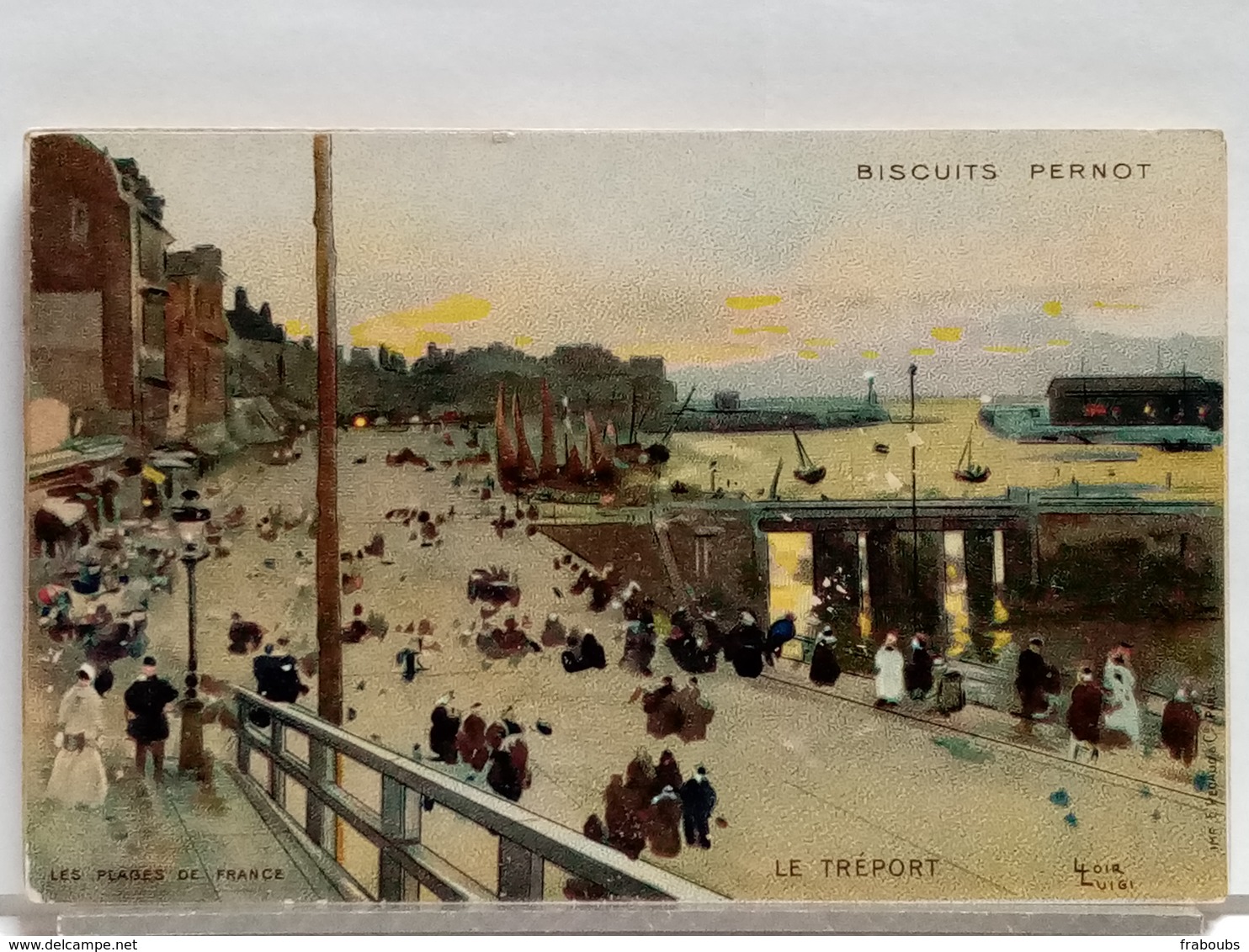 LOIR LUIGI - LES PLAGES DE FRANCE - LE TREPORT - BISCUITS PERNOT - PECAUD PARIS - Loir