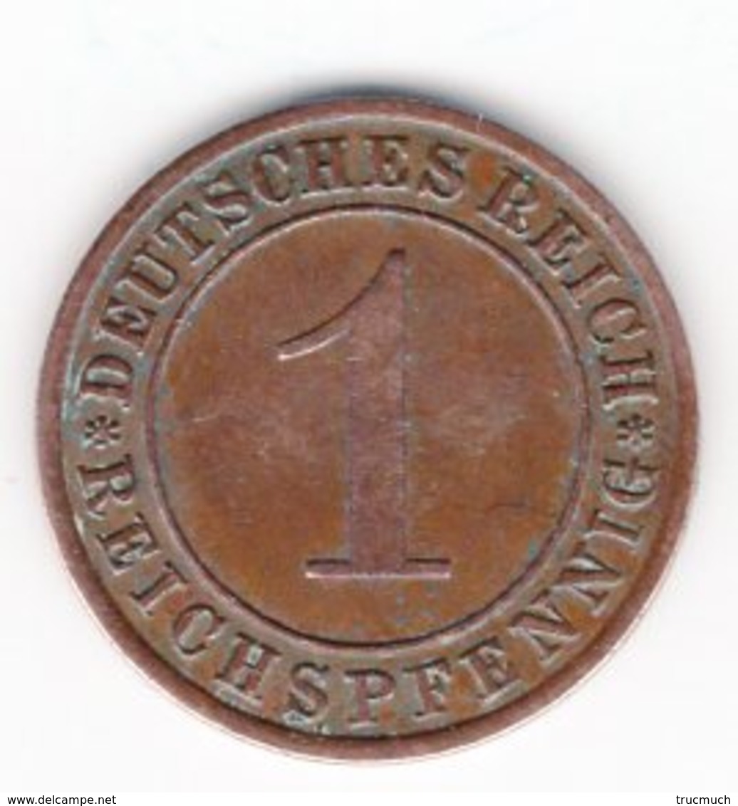 108 - Weimarer Republik - 1 Rentenpfennig - 1931 - A - 1 Rentenpfennig & 1 Reichspfennig