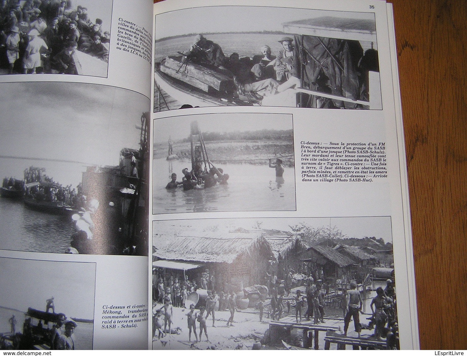 INDOCHINE 1945 1954 1 La Reconquête Guerre Laos Vietminh 2 ème DB Para Commandos Laos Asie Cochinchine France