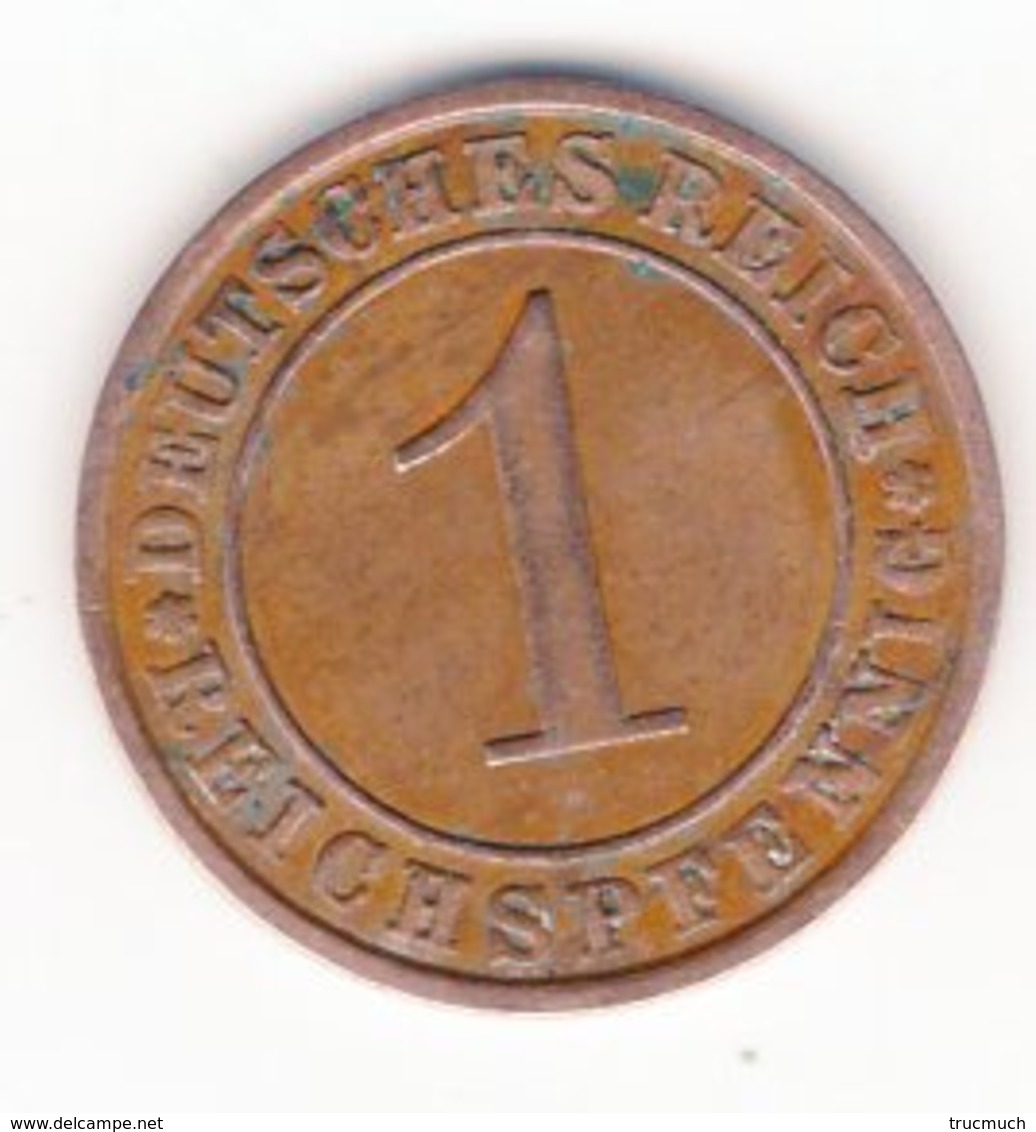 110 - Weimarer Republik - 1 Rentenpfennig - 1932 - A - 1 Rentenpfennig & 1 Reichspfennig