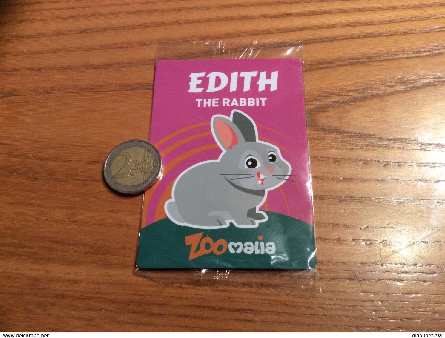 Magnet Zoomalia « EDITH THE RABBIT » (lapin) Neuf Sous Blister - Magnets