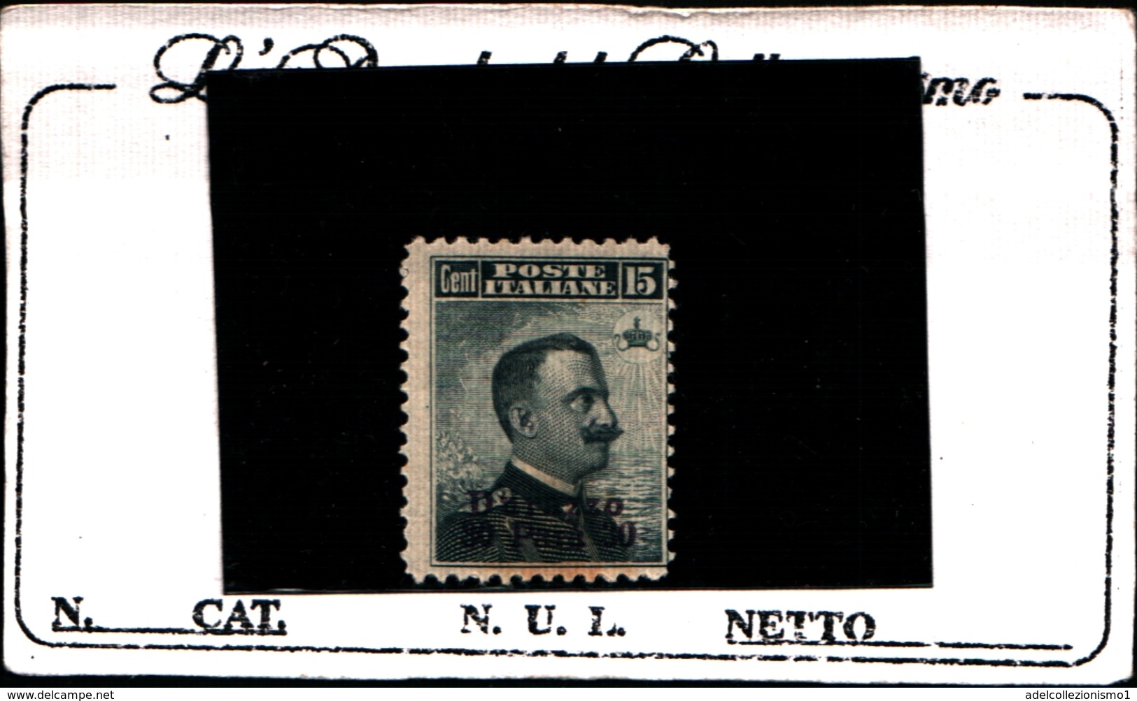 93669A) ITALIA-DURAZZO-30 Pa. Su 15 C.MICHETTI Soprast. Durazzo E In Moneta Turca - Febbraio 1909 -MLH* - Albanien